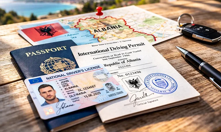 International Driving Permit to Rent a Car in Albania